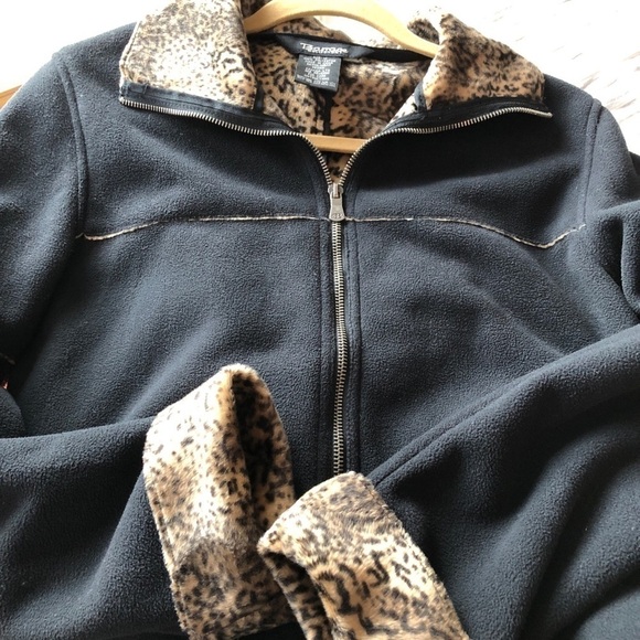 Barrage collection black animal print jacket. Med - Picture 5 of 7
